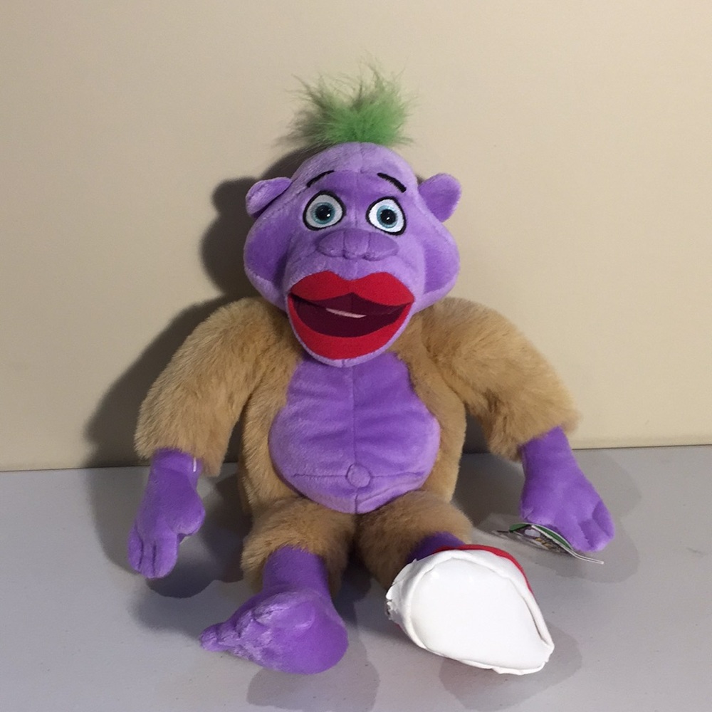 Jeff Dunham Talking Peanut 18” Plush Red Shoe 2008 Battery Operated